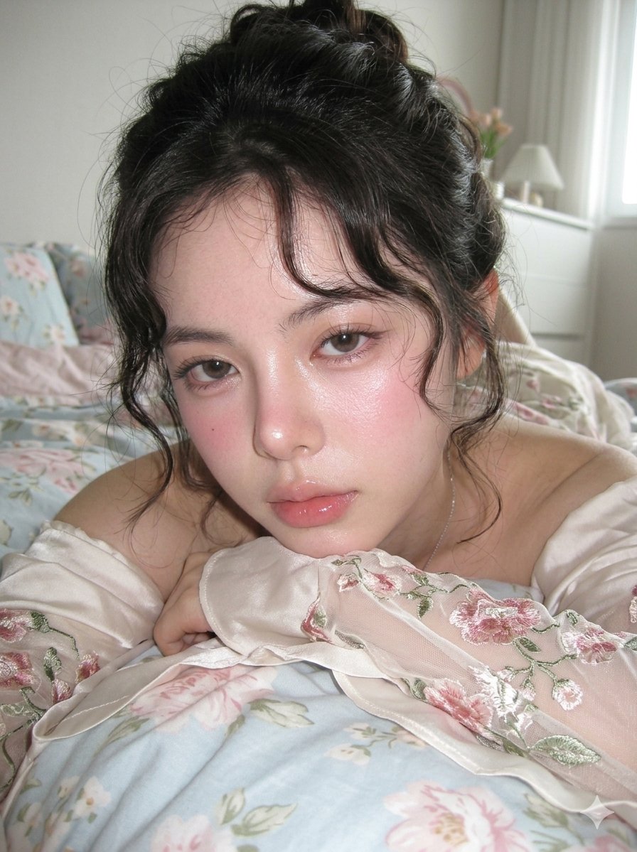 Vintage CCD Glass-Skin Portrait