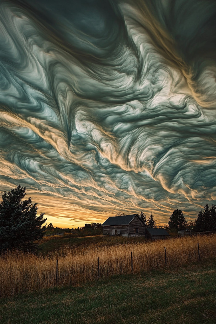 Van Gough Style Cloud Photography