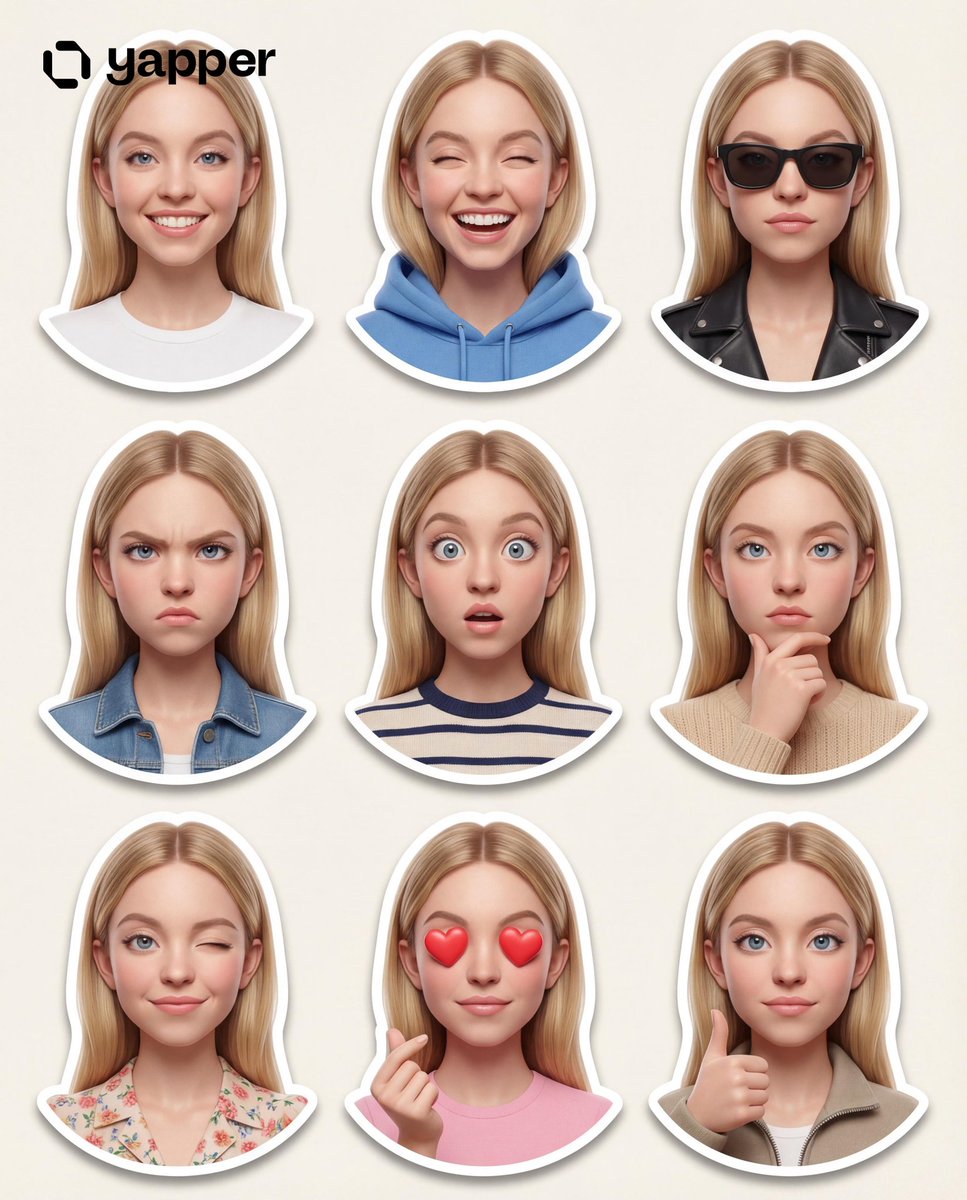 Pixar 3D Character Sticker Pack