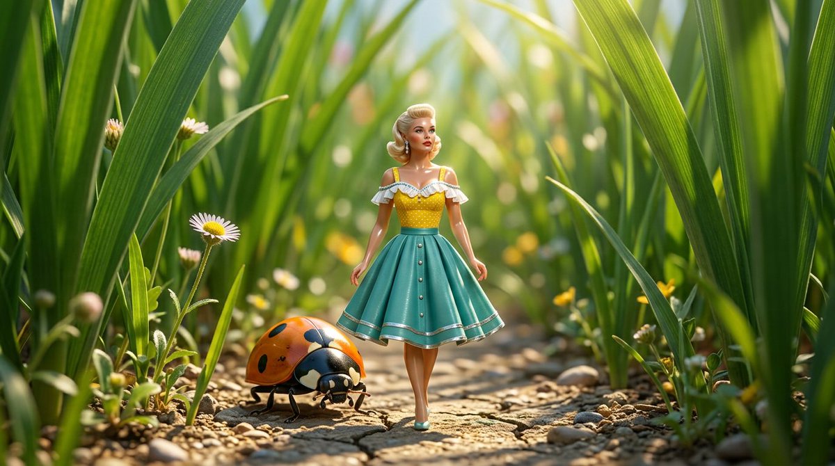 Retro Pin-Up in Tiny Wonderland