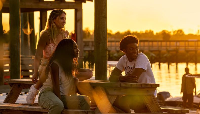 Golden Hour Pier Friendship Sunset