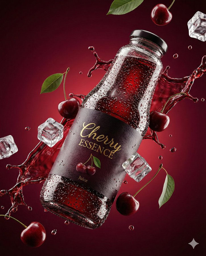 Premium Cherry Juice Suspended Ad
