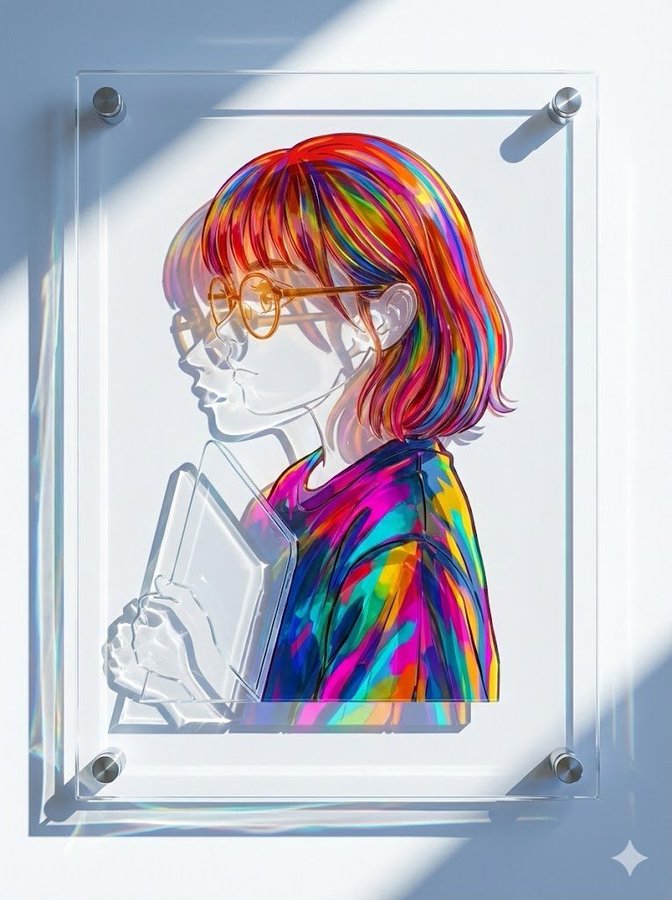 Translucent Acrylic Light Art