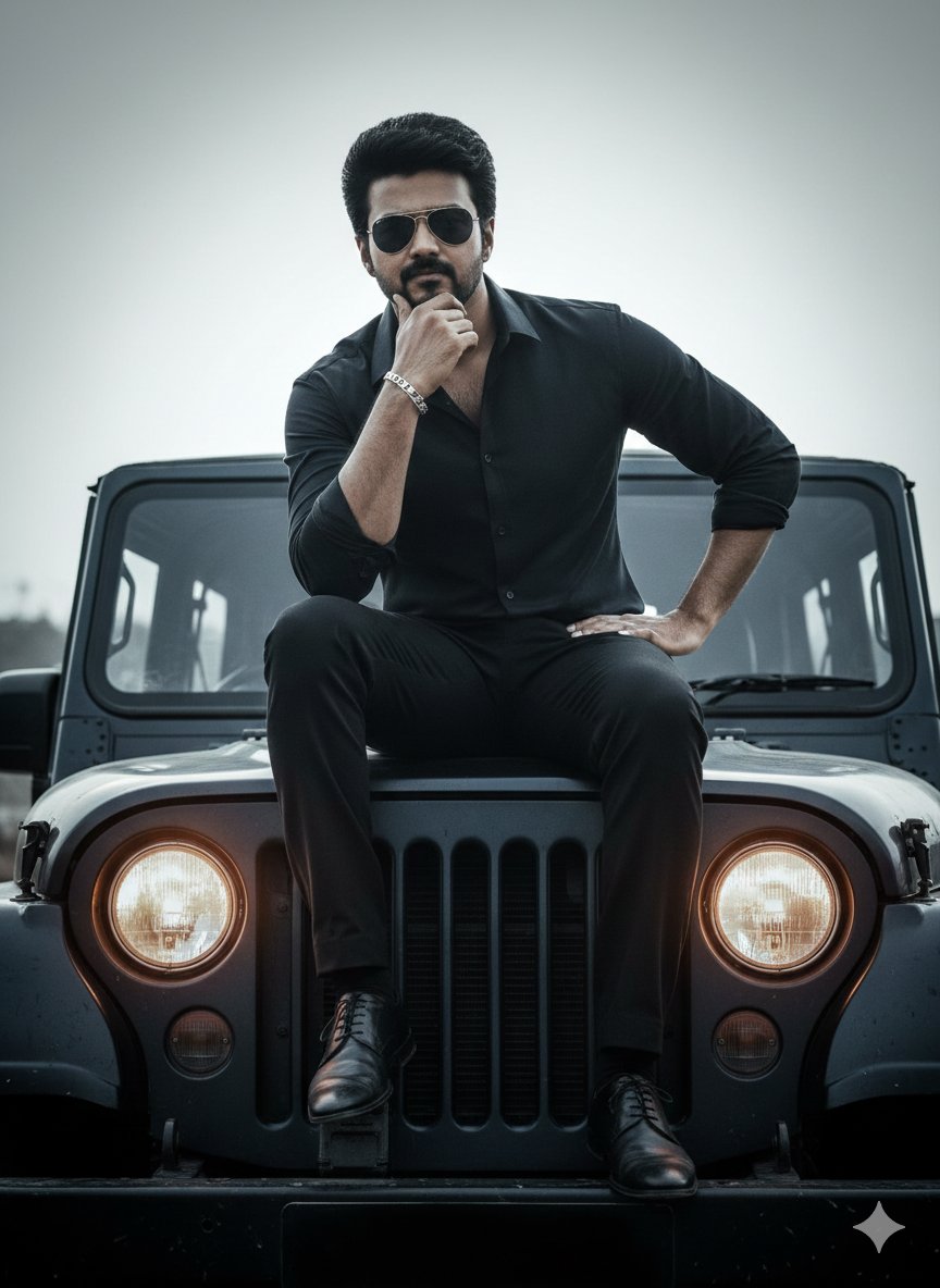 Cinematic Jeep Portrait Session