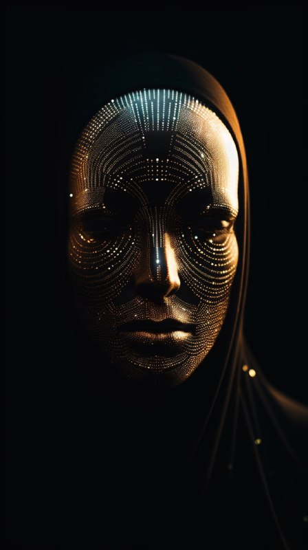 Dark Hypnotic Surrealism in Vantablack and Neon Colors