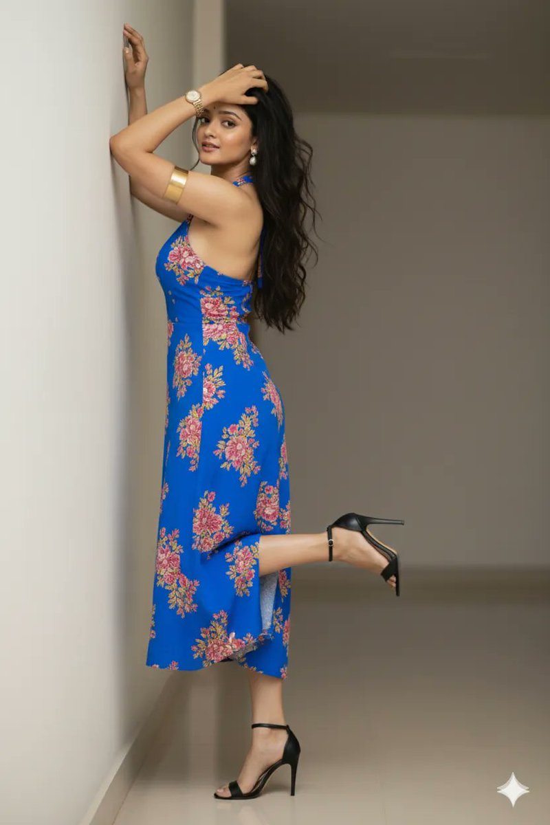Fashion Floral Dress Editorial