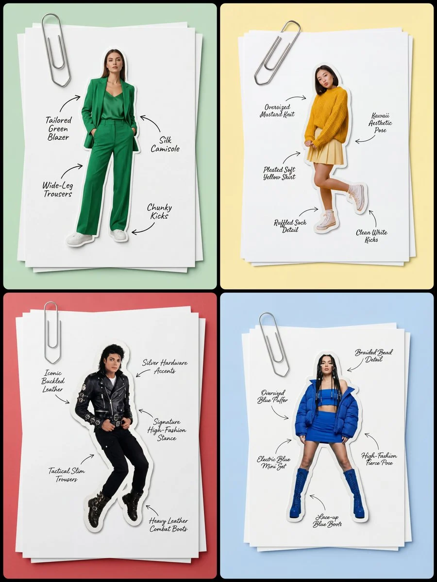 Fashion Scrapbook Collage Art