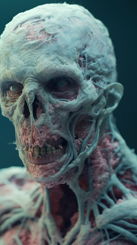 Giant Zombie Mutant Under Electron Microscope Effect