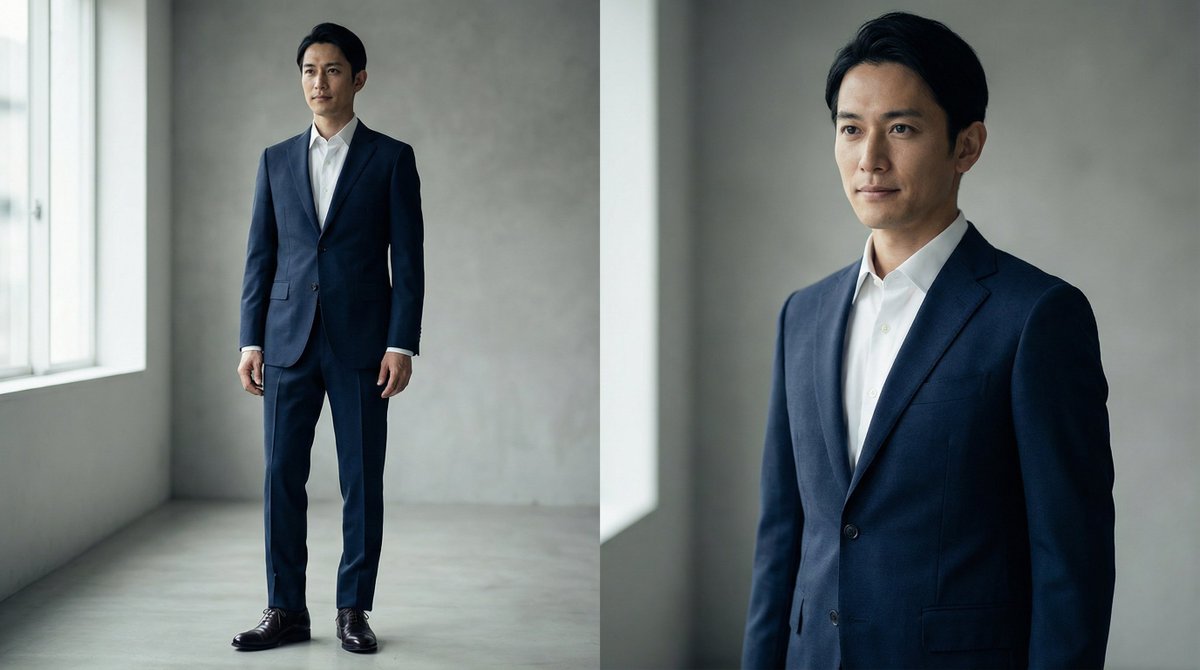 Japanese Gentleman Suit Editorial