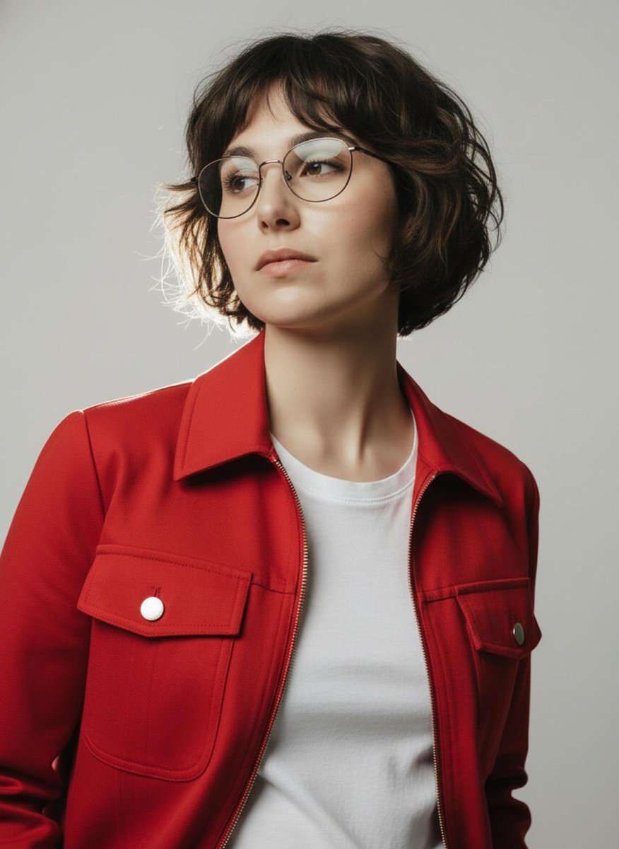 Red Jacket Fashion Portrait
