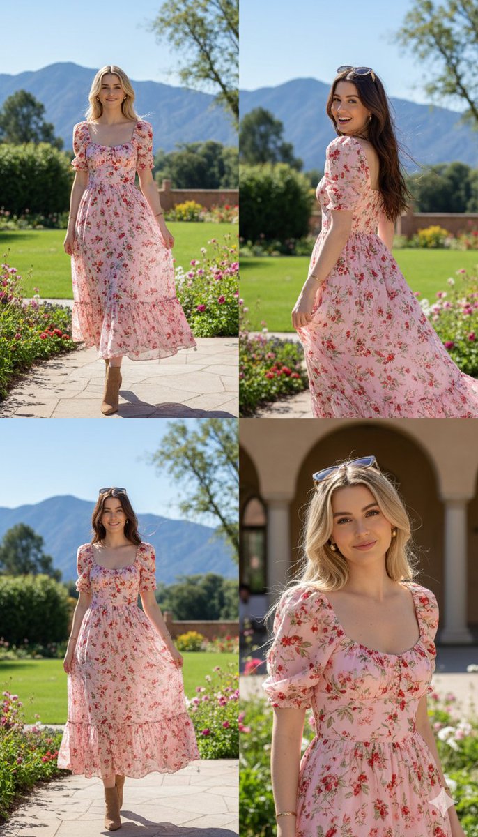 Garden Stroll Fashion Editorial