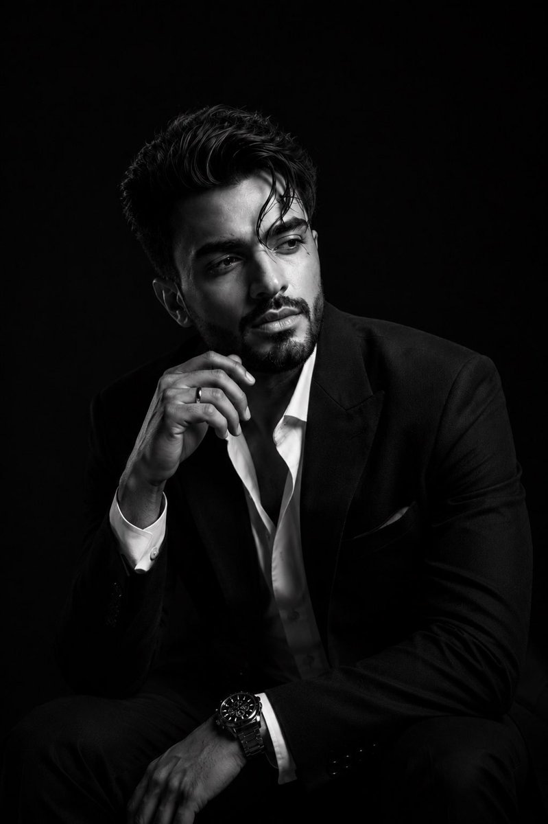 Fine Art Black White Portrait