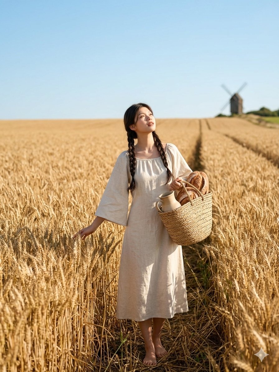 Golden Wheat Field Serenity