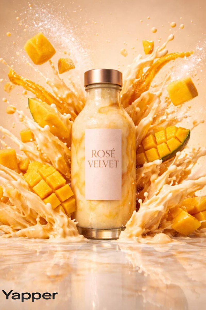 Luxury Mango Milkshake Splash