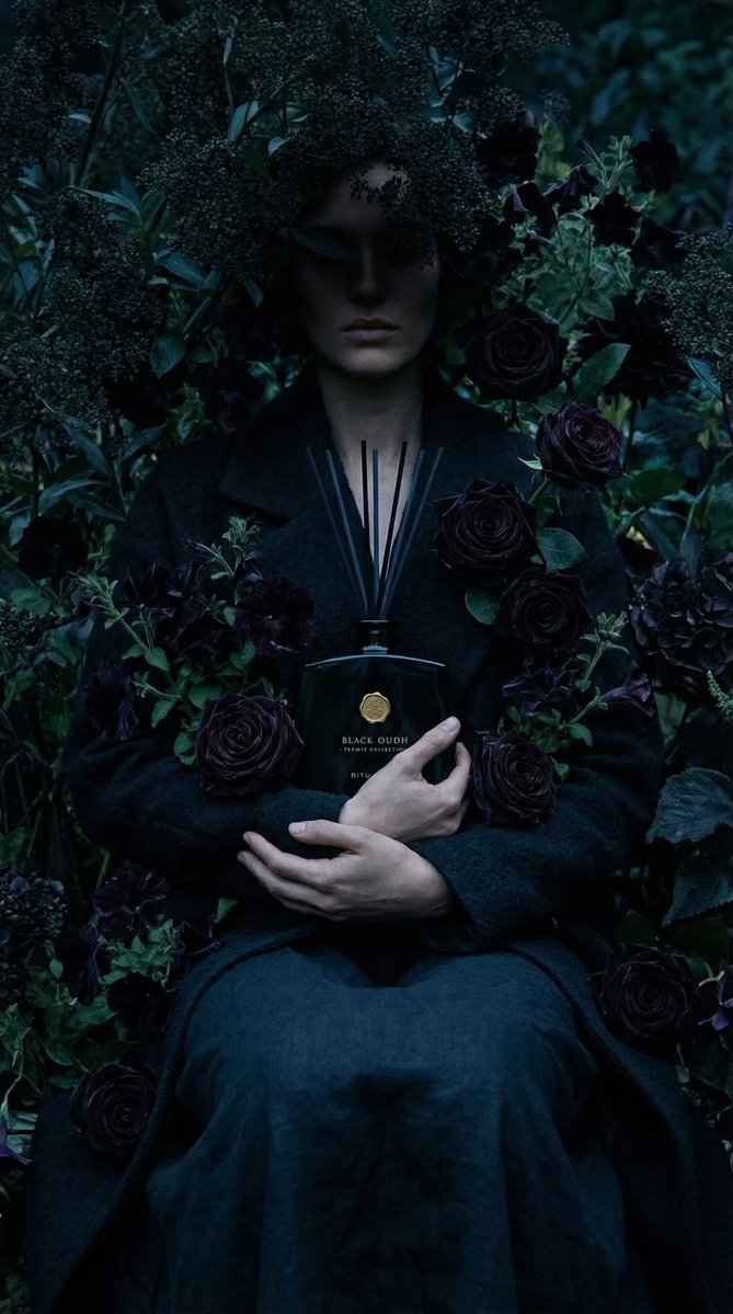 Black Oudh Dark Luxury Still Life