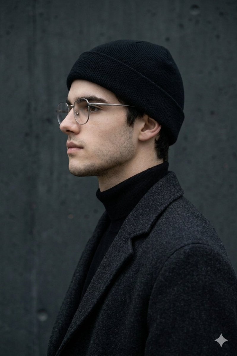 Minimalist Side Profile Portrait