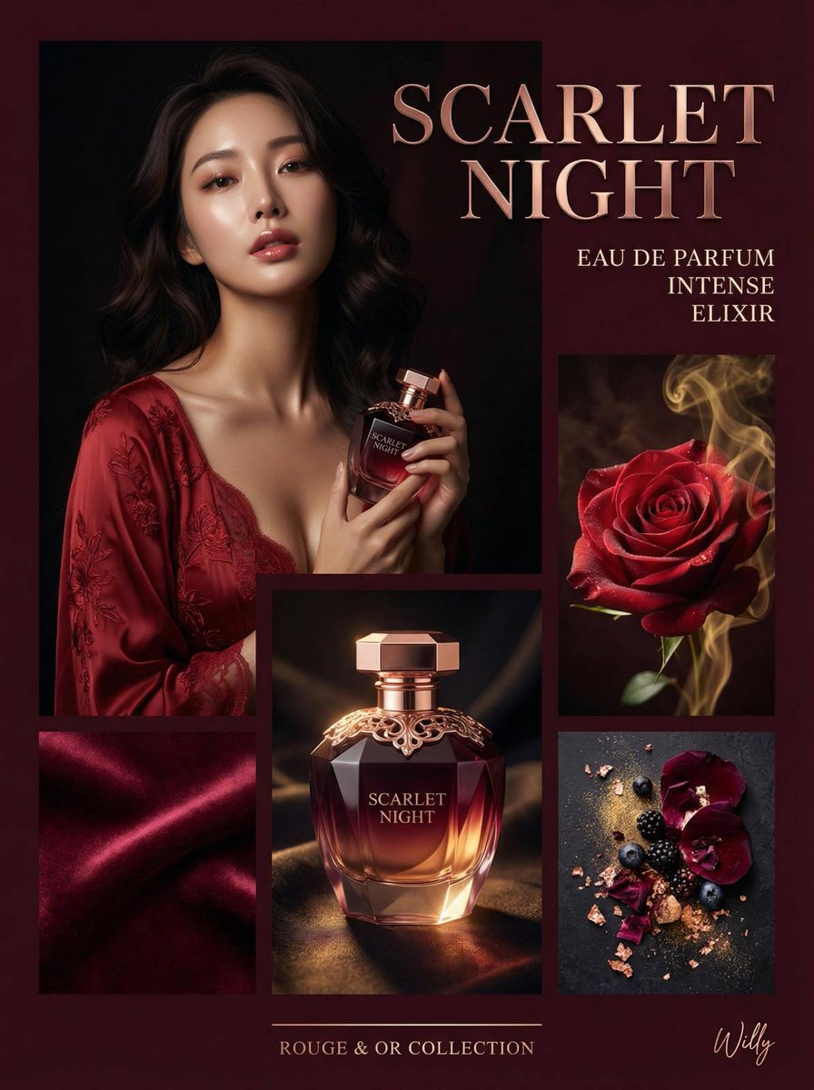 Luxurious Perfume Campaign Editorial