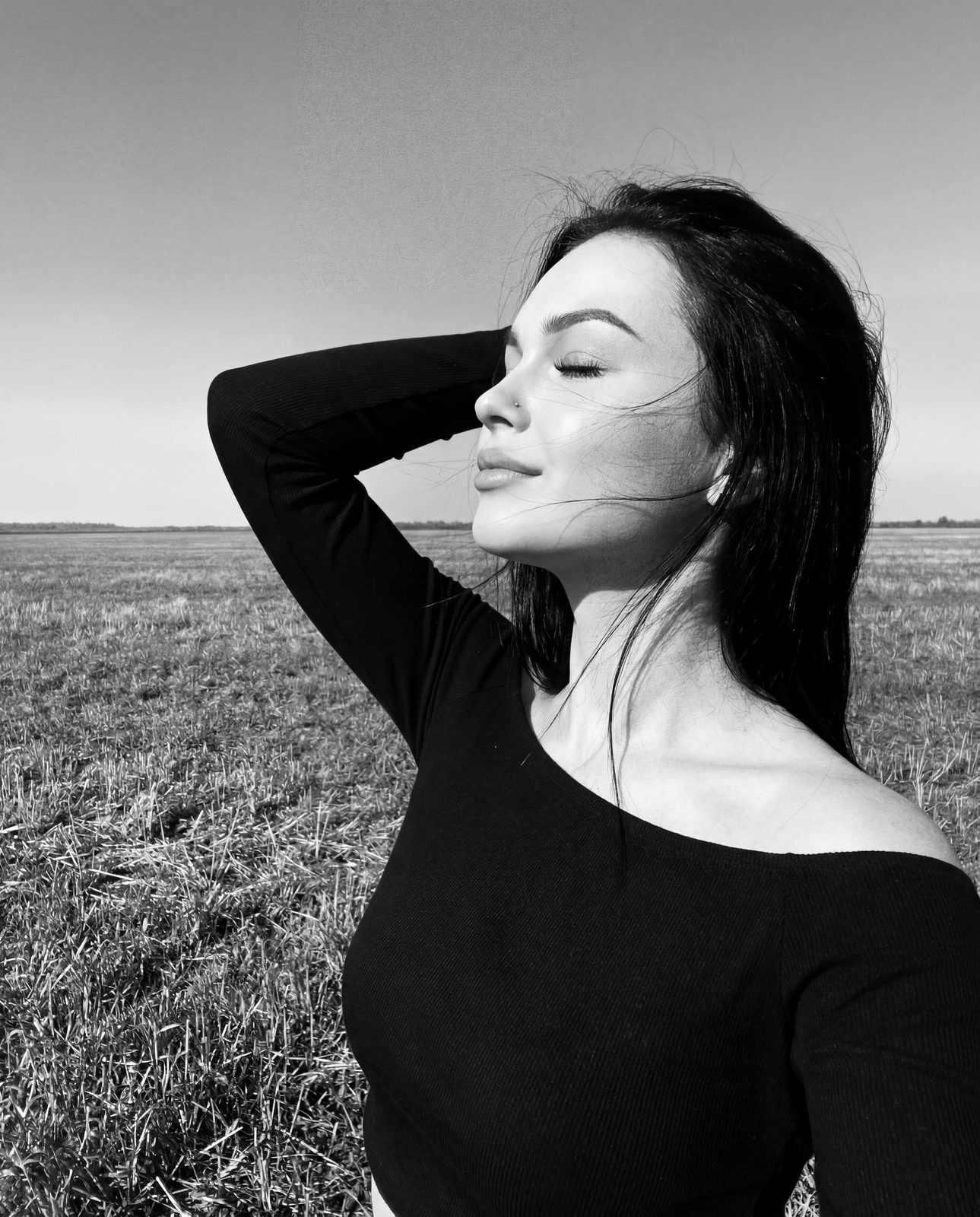 Summer Field Candid Portrait