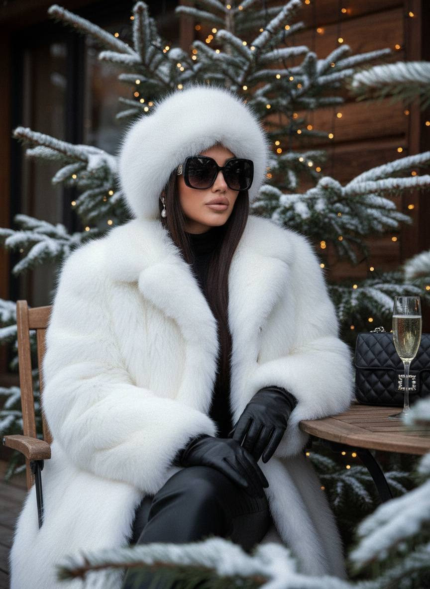Snow Glamour Winter Portrait