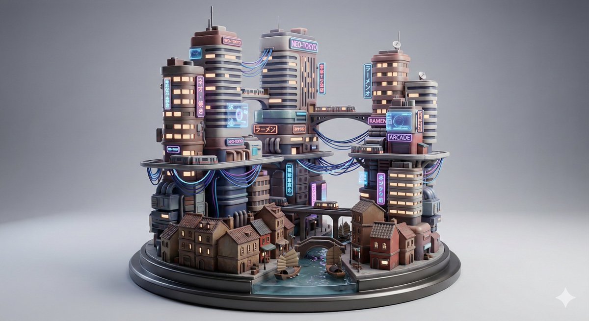 Cyberpunk Miniature City