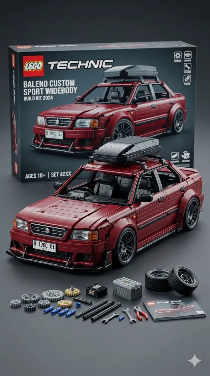 LEGO Technic Vehicle Studio Render