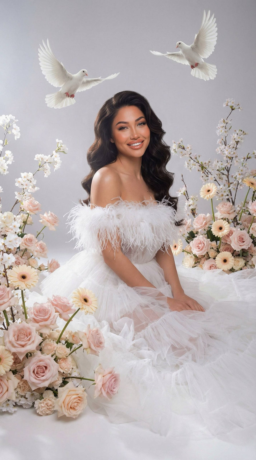 Ethereal Spring Angel Portrait