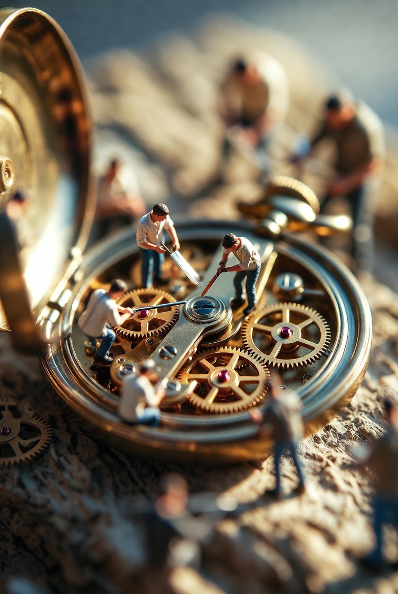 Tiny Watchmakers Restore Time