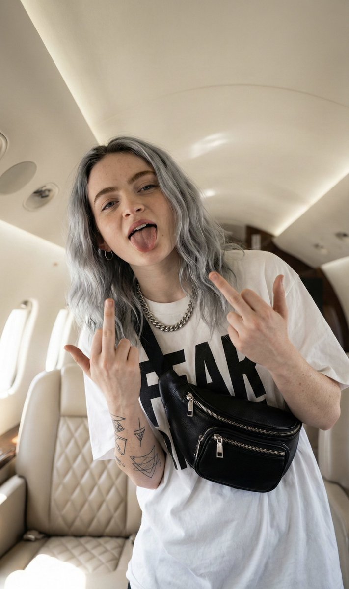 Rebel Girl Private Jet Attitude