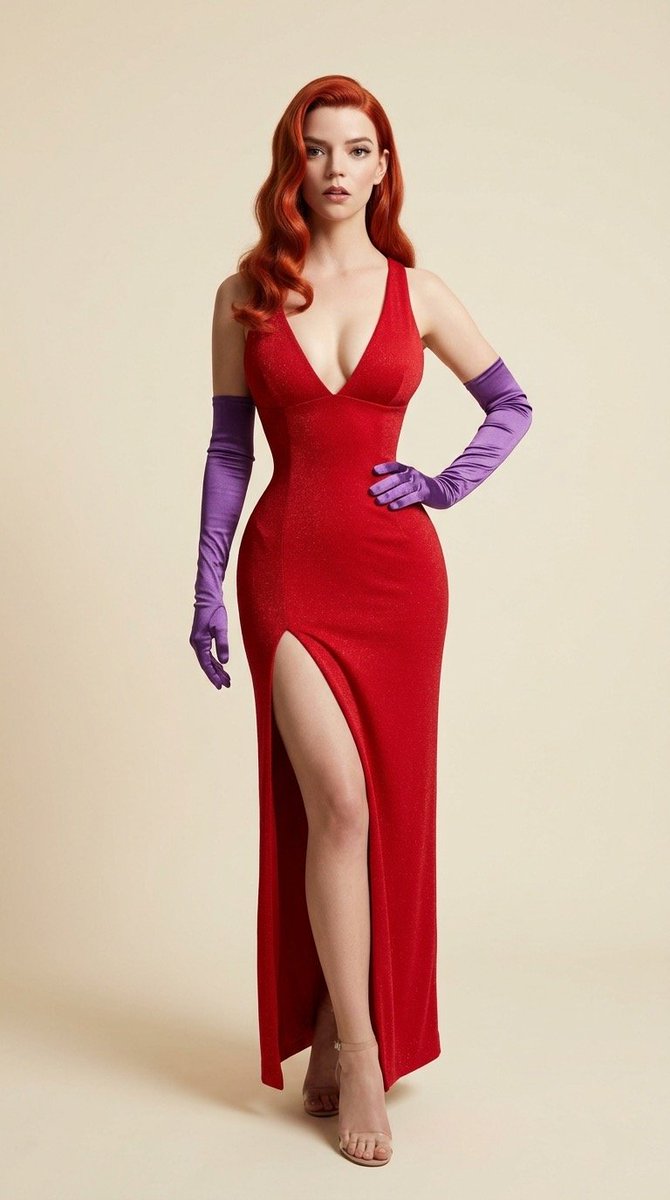 Jessica Rabbit Fashion Studio Photography
