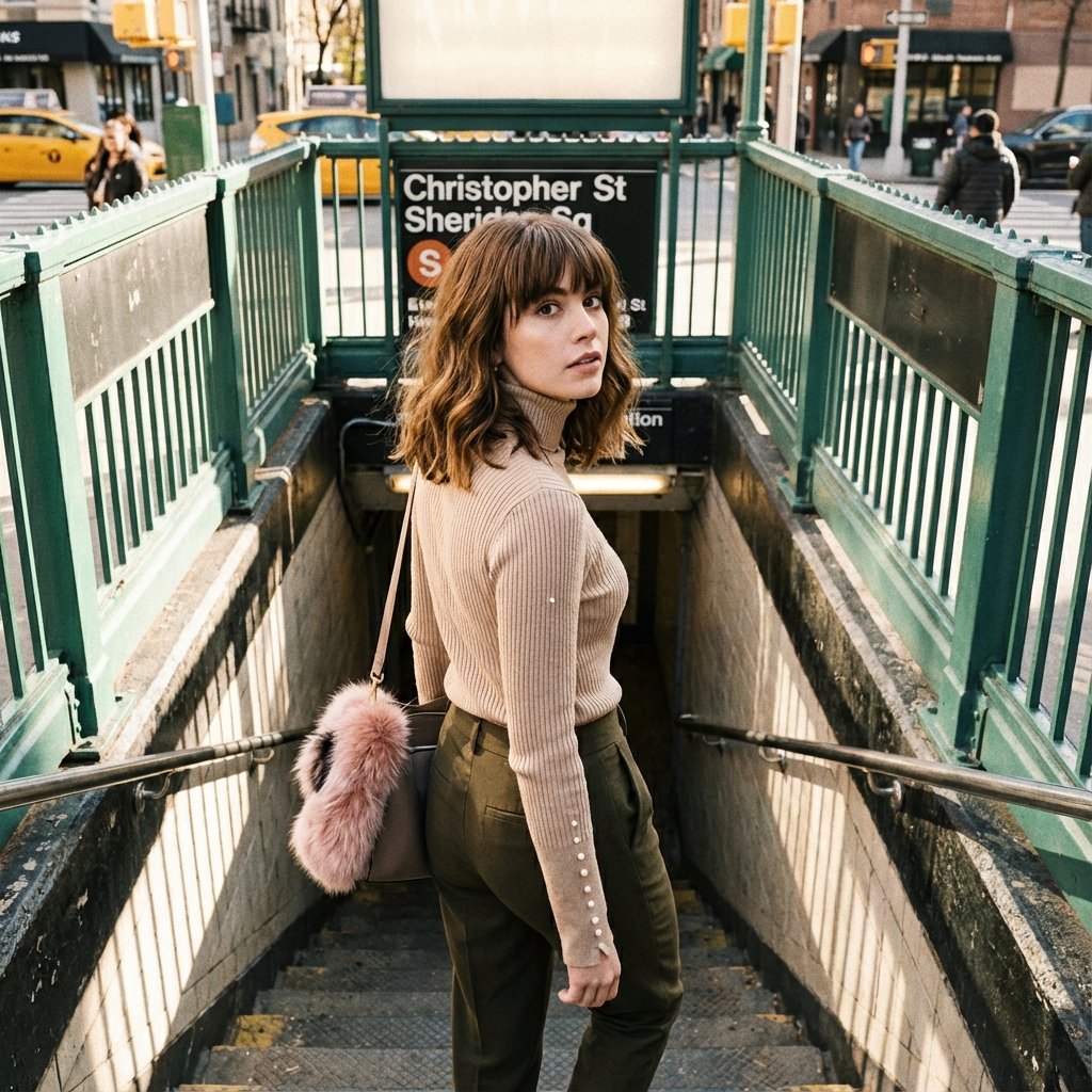 Urban Subway Fashion Portrait