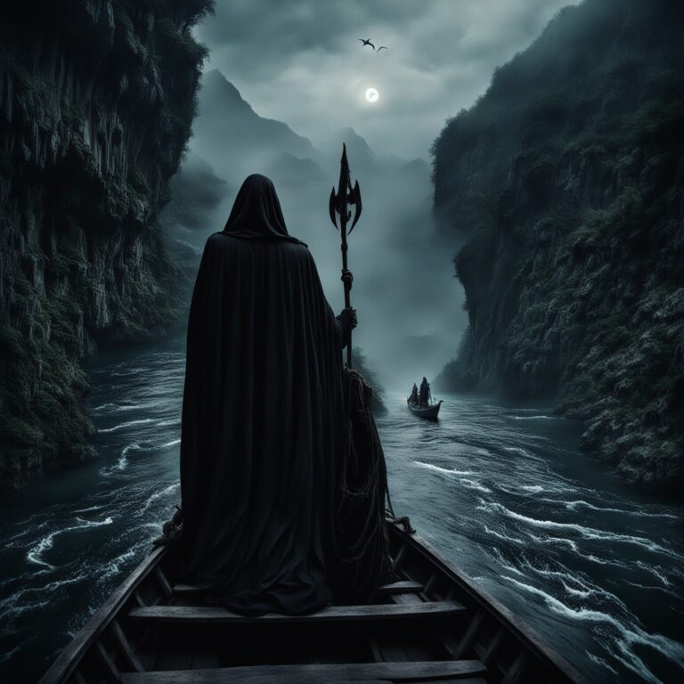 Death Standing Boat River Passage