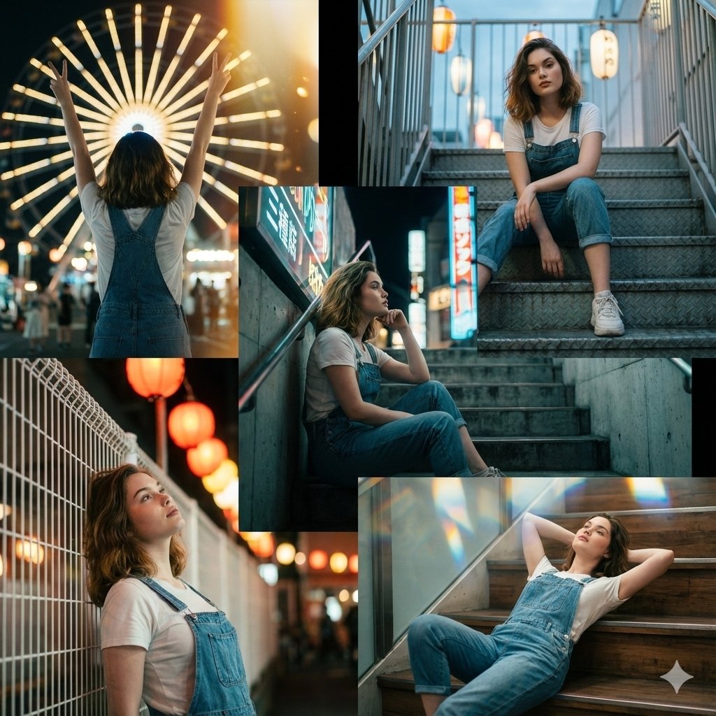 Japanese Night Festival Film Aesthetic