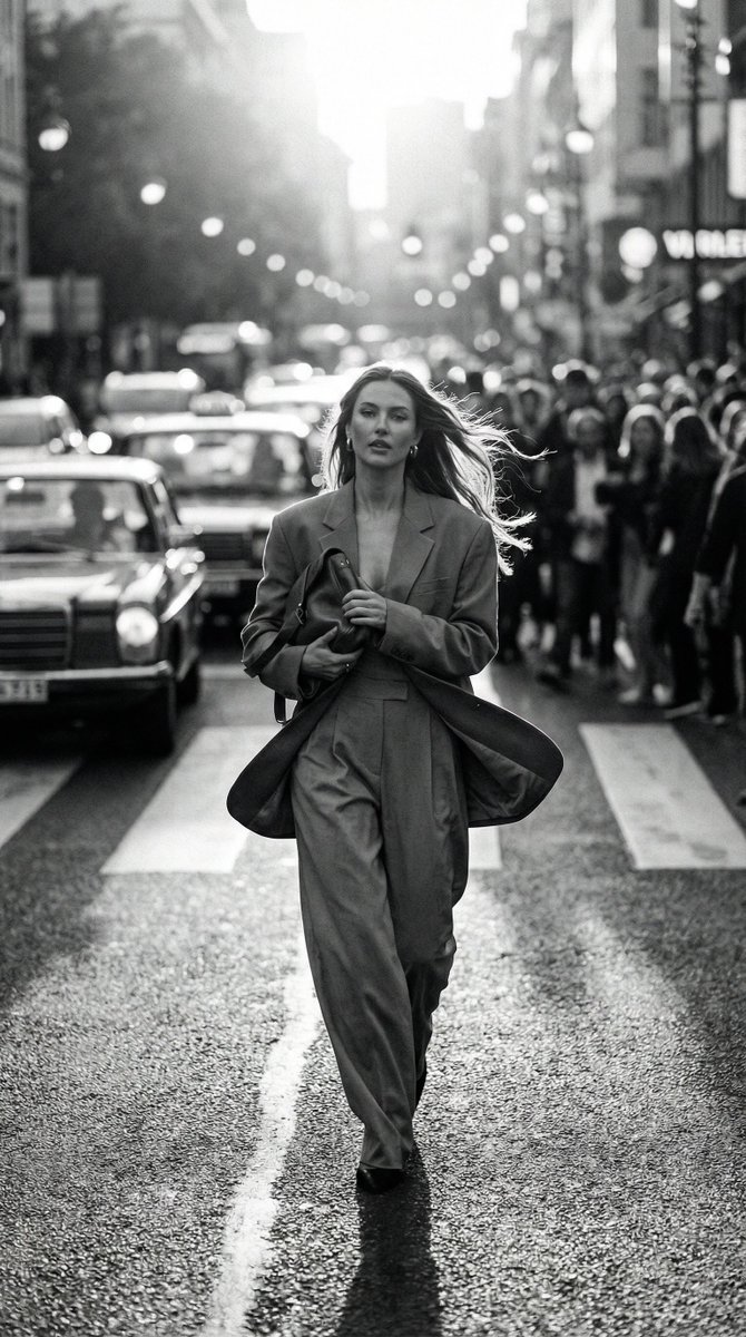 Black White Urban Fashion Rush