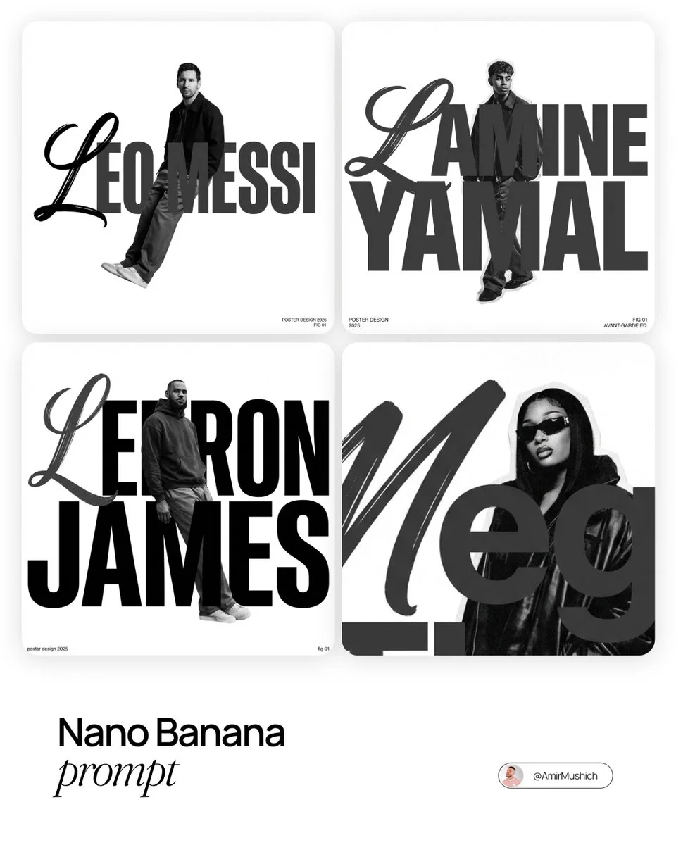 Minimalist Avant-Garde Streetwear Poster