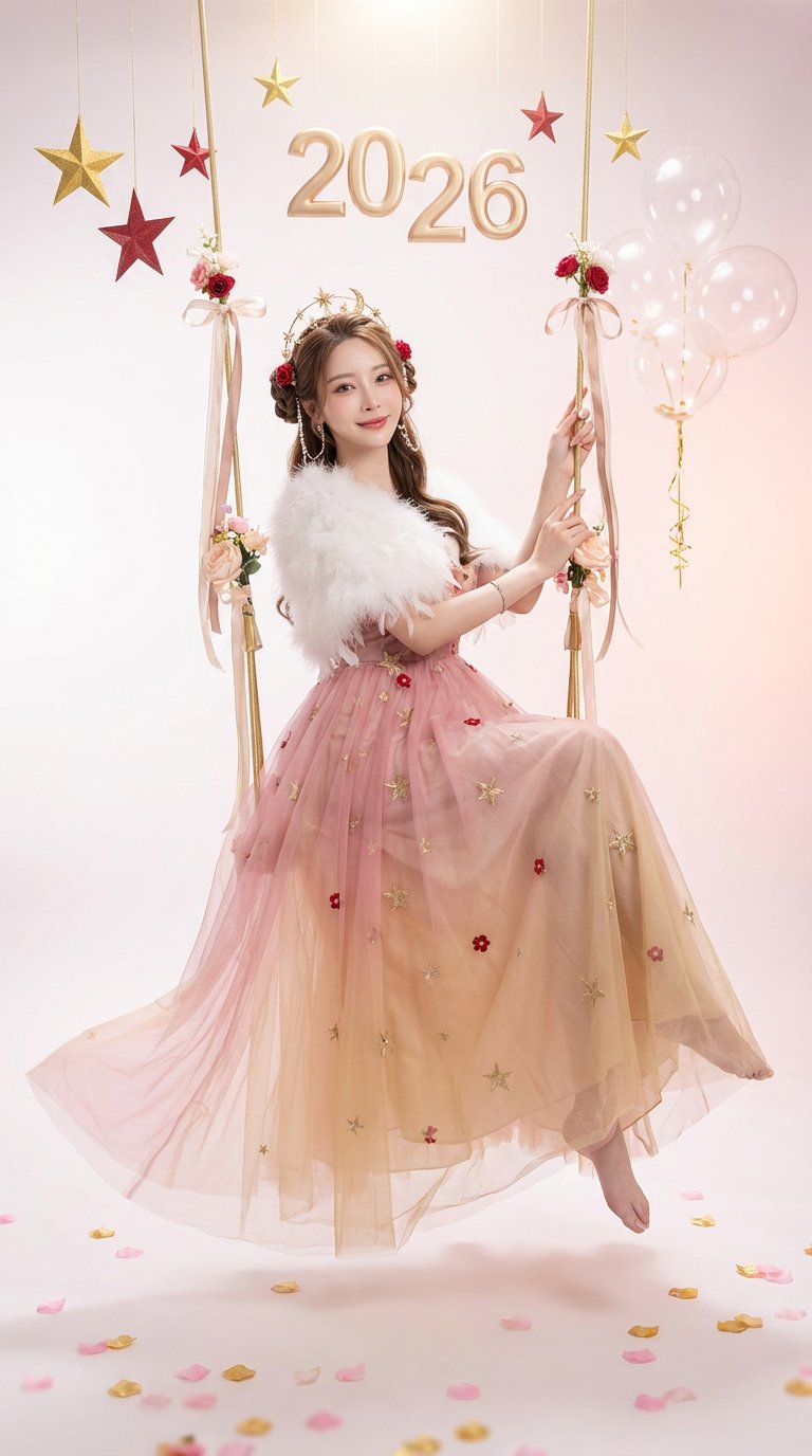 Dreamy Swing Fairy Portrait