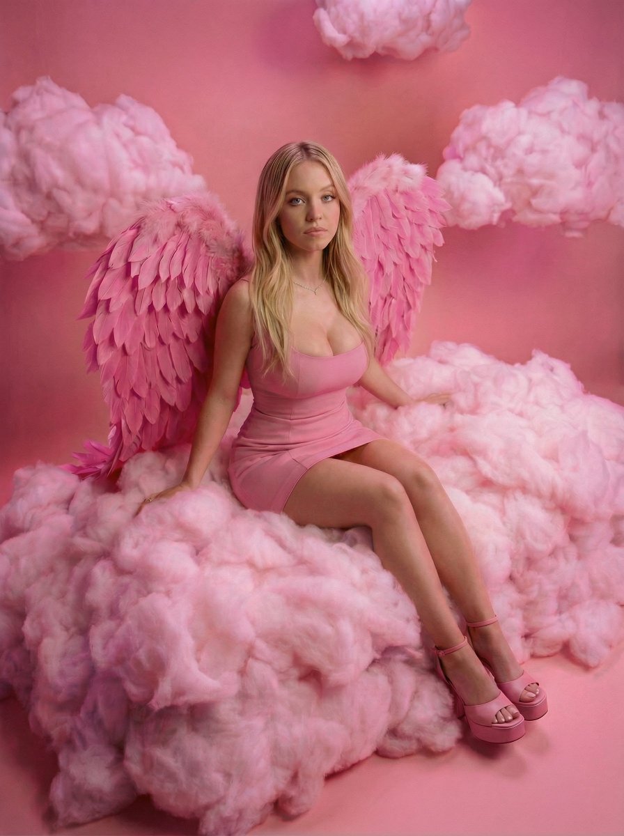Pink Angel Dreamy Photoshoot