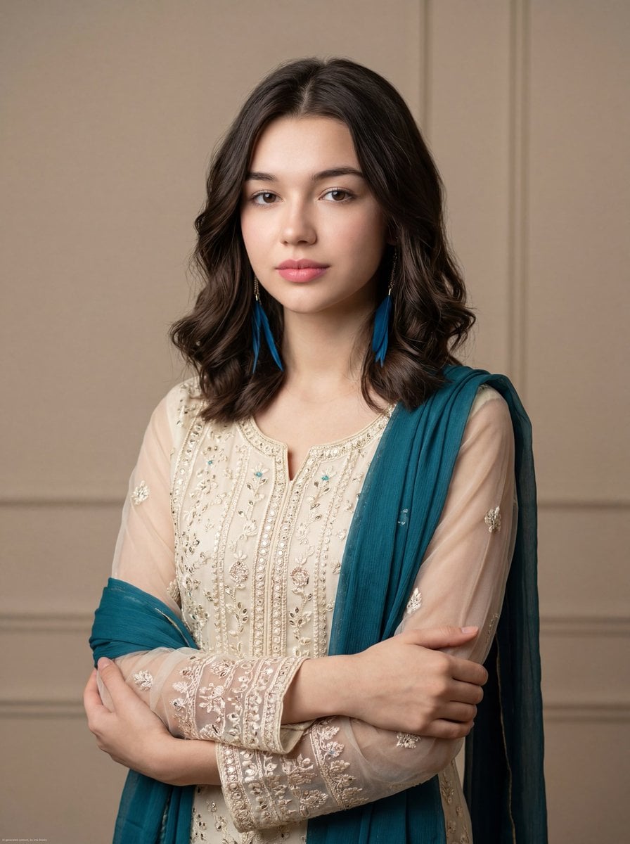 Elegant Traditional Beauty Portrait