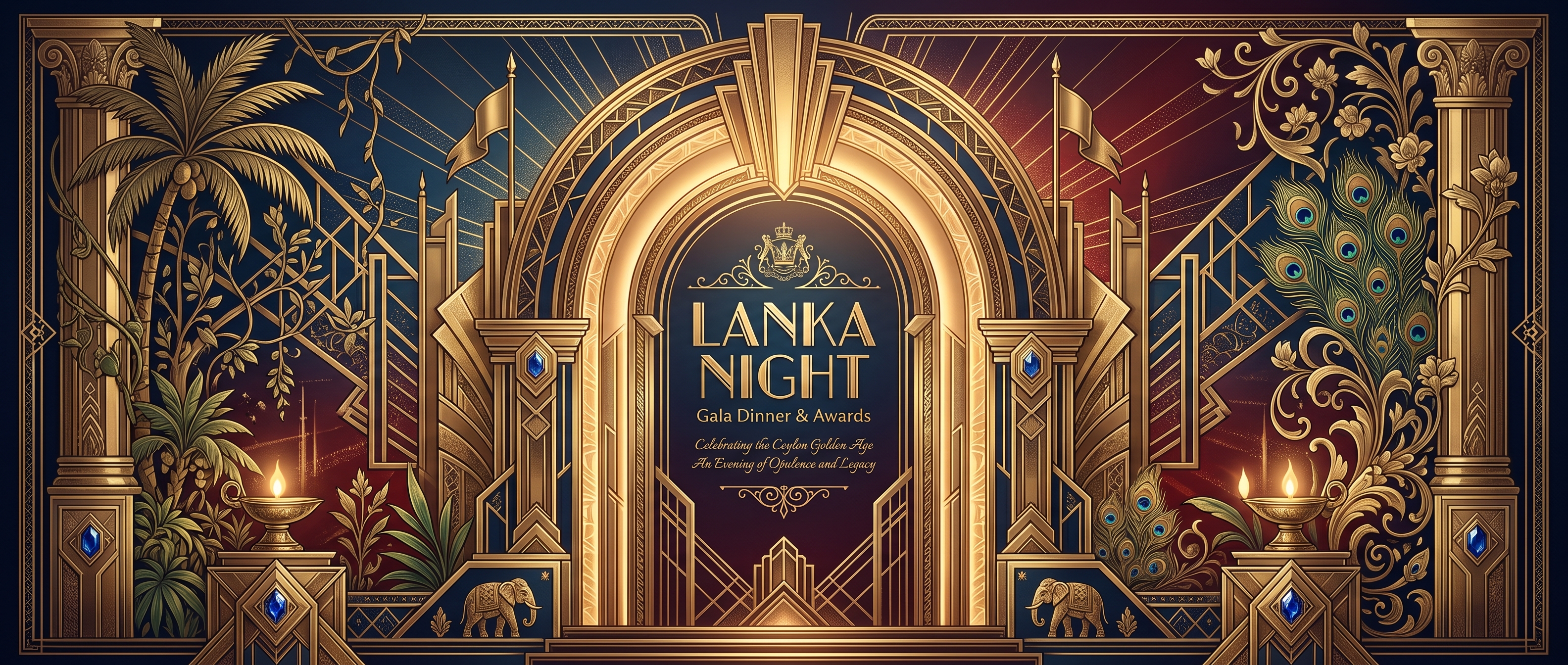 Lanka Night Art Deco Gala Visual