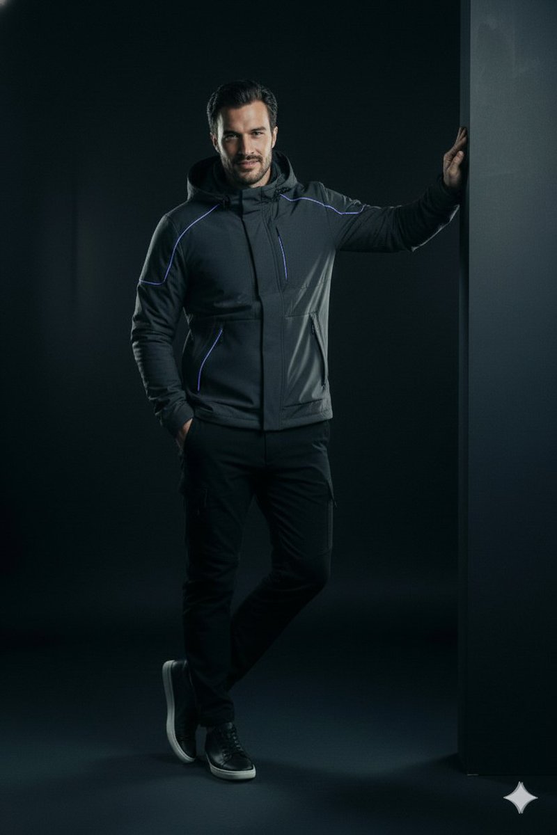 Futuristic Cyber Fashion Portrait