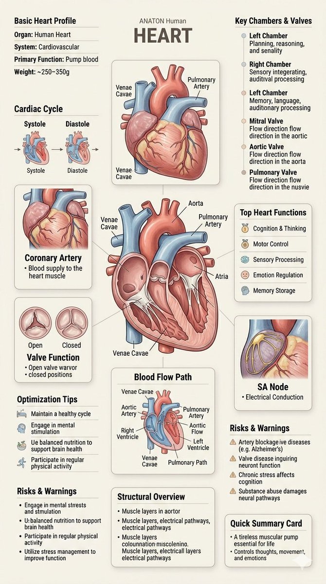 Heart and Brain Anatomy