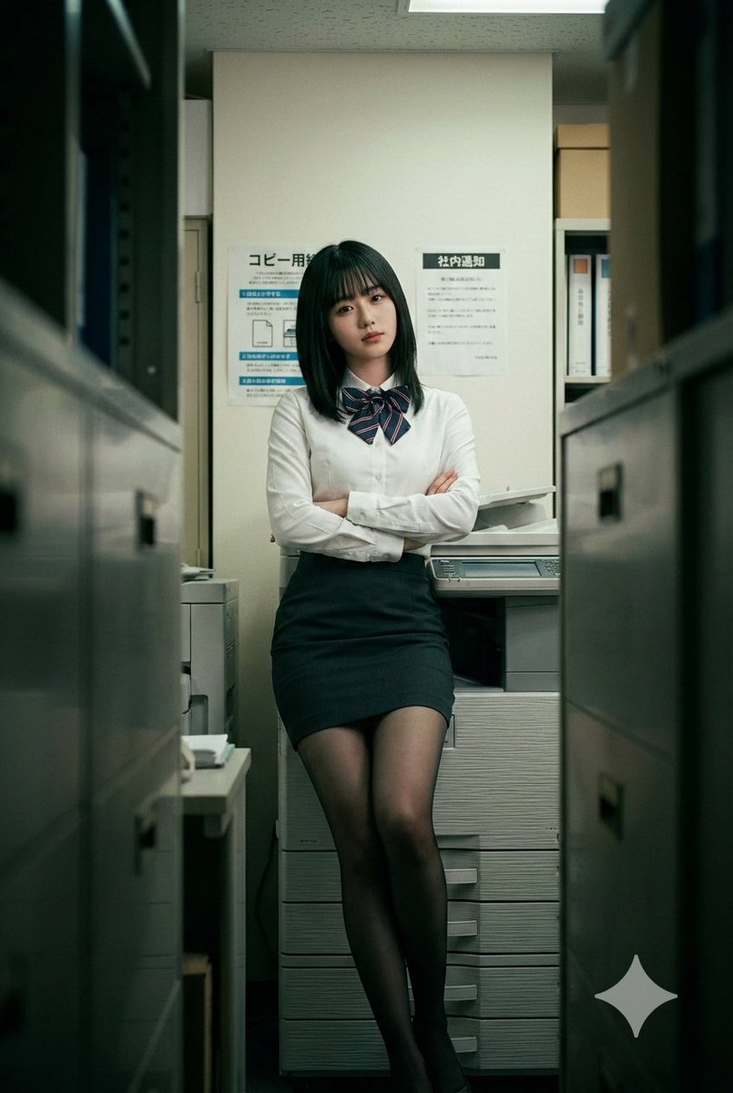 Voyeuristic Gaze in Copy Room