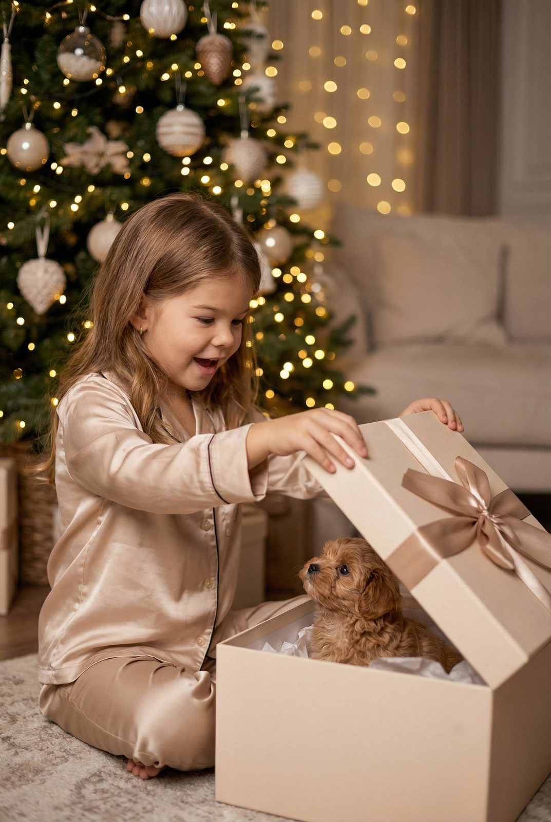 Christmas Puppy Surprise Gift