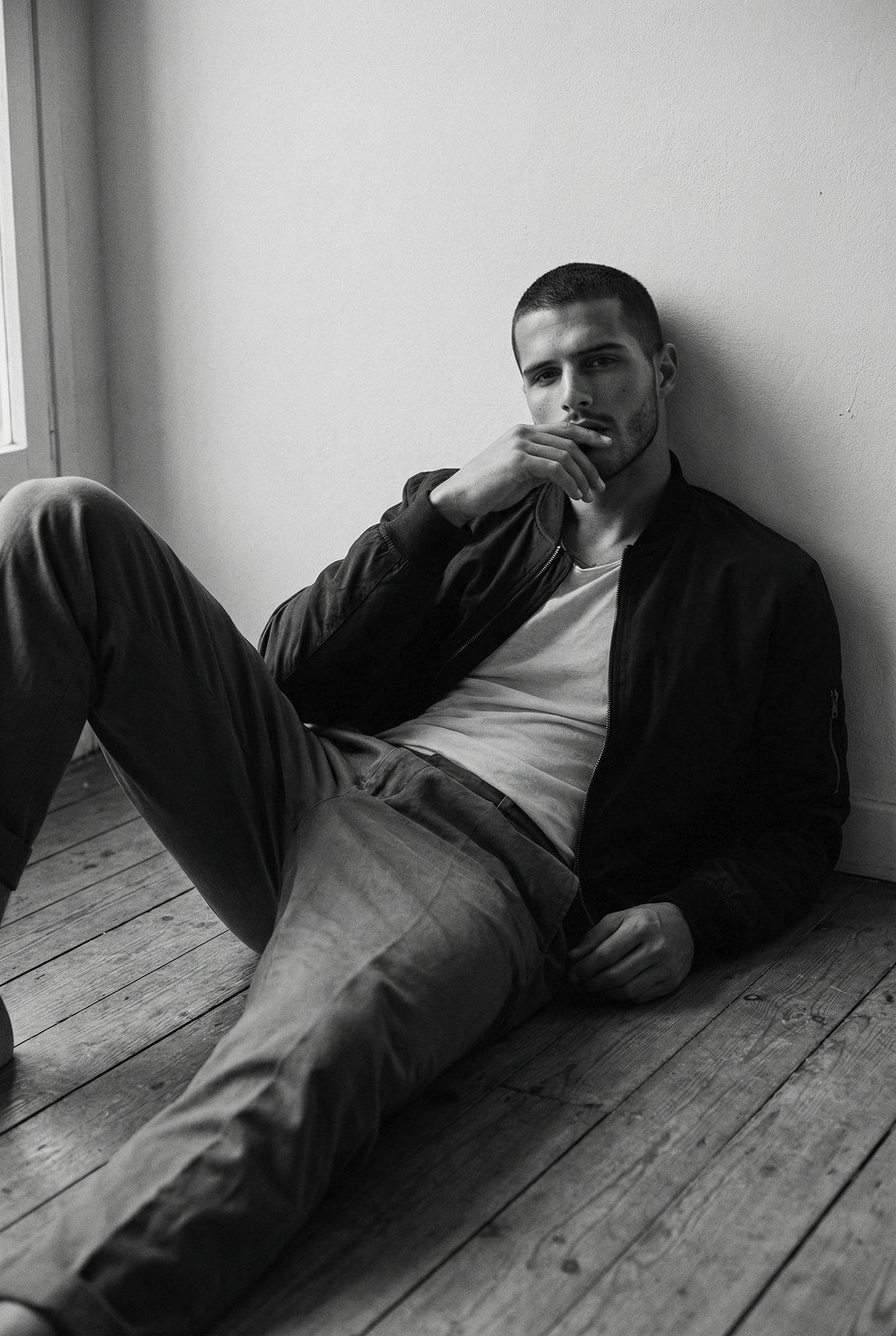 Melancholic Noir Portrait