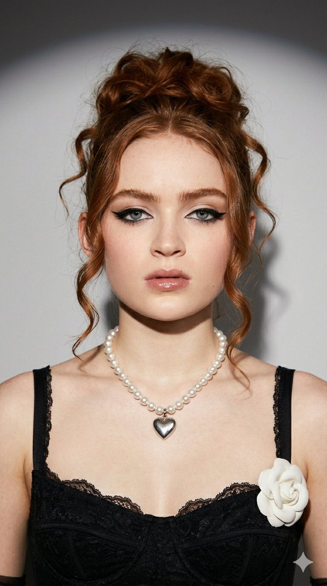Coquette Fashion Editorial Portrait