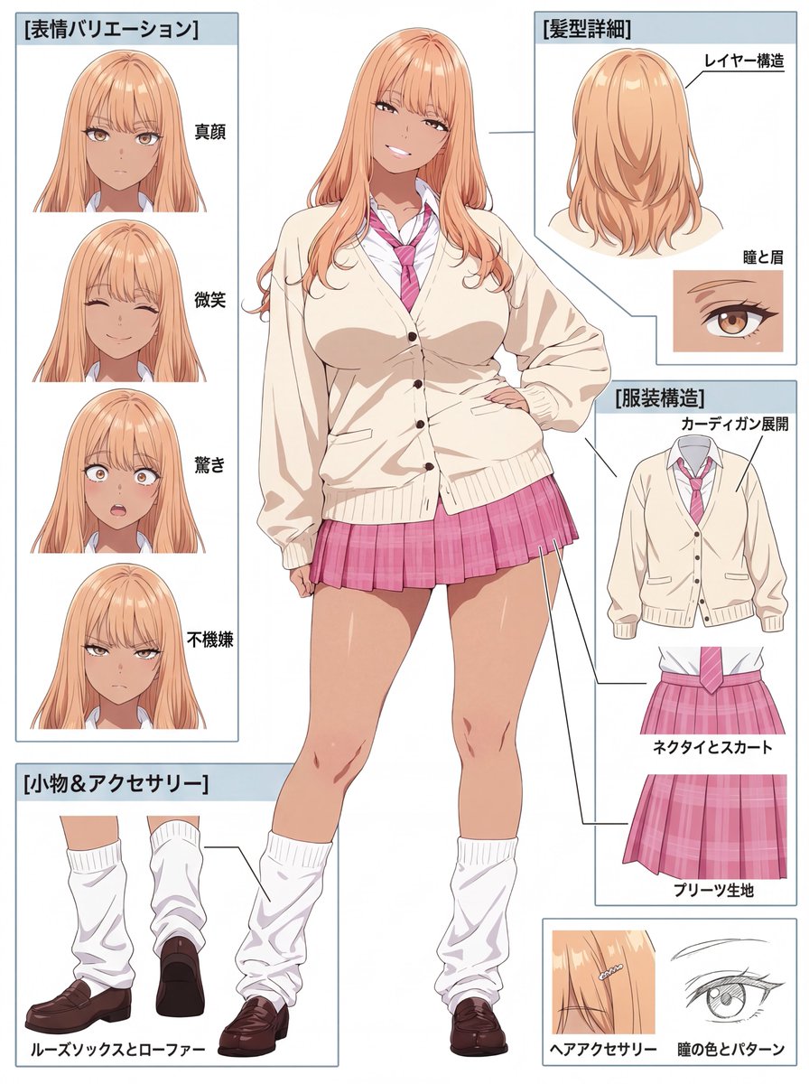 Anime Character Design Sheet Guide