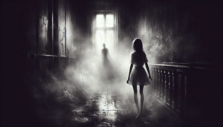 Dramatic Art Girl Lost in Void