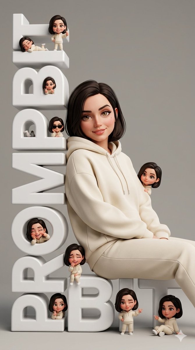 Pixar Style Fashion Editorial Portrait