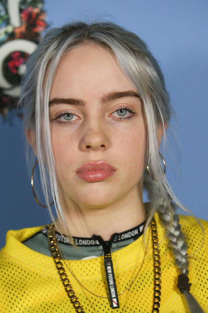 Billie Eilish Silver Lavender Style
