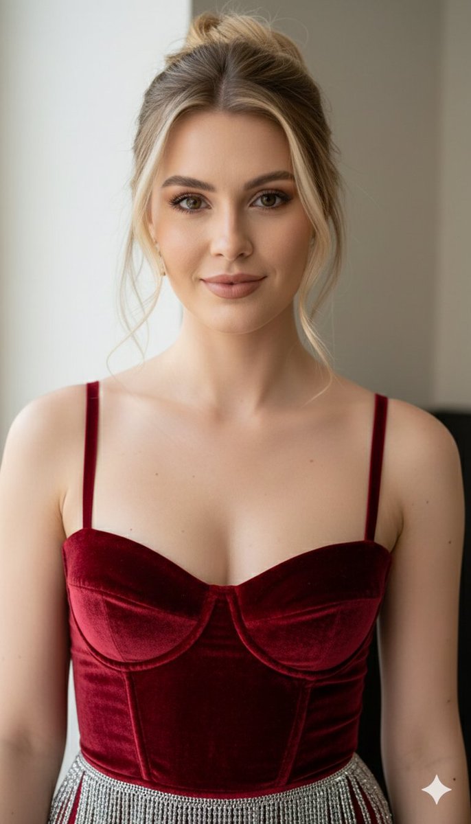 Ruby Velvet Fashion Portrait