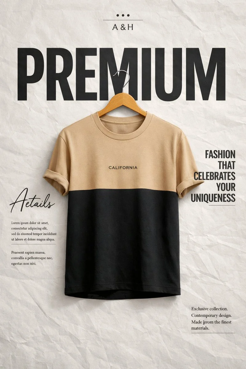 Minimalist Luxury Fashion Poster Design